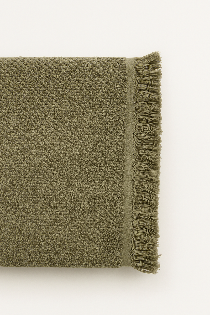 Premium Bath Sheet Towel – Olive Green