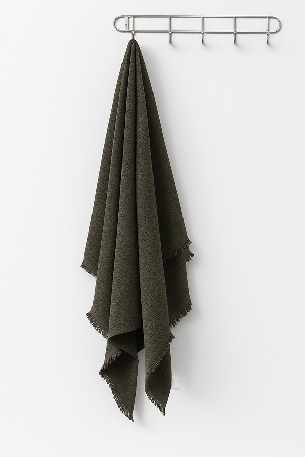 Premium Bath Sheet Towel – Olive Green