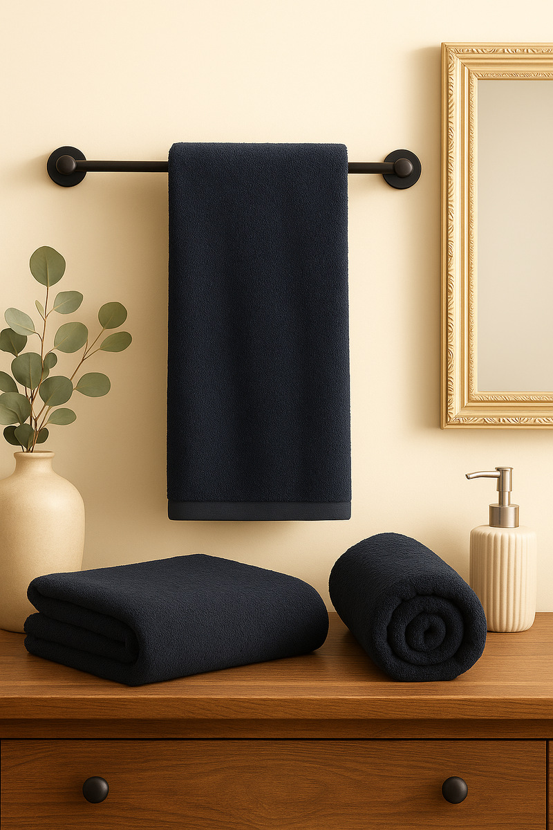 Premium Bath Towel – Charcoal Grey