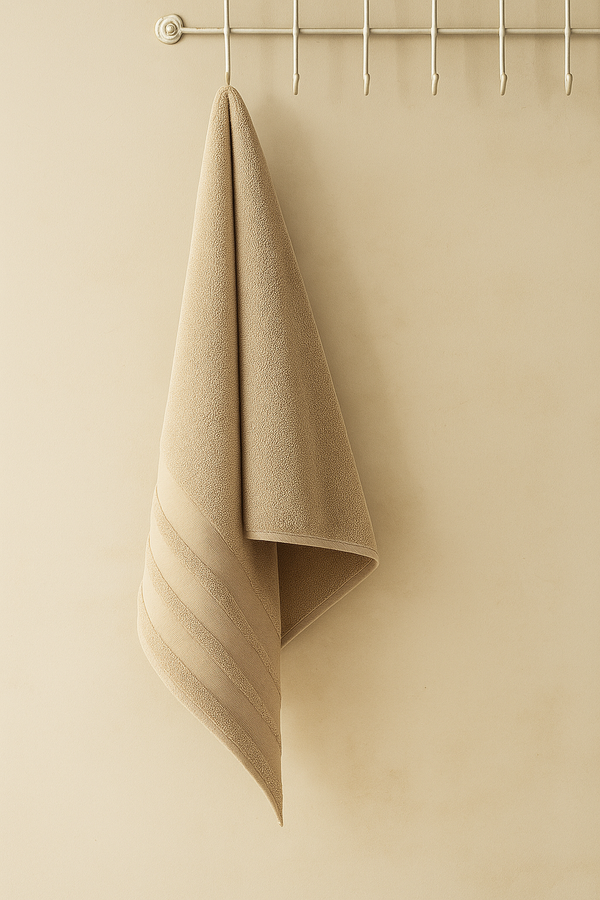 2-Piece Premium Hand Towel – Light Beige