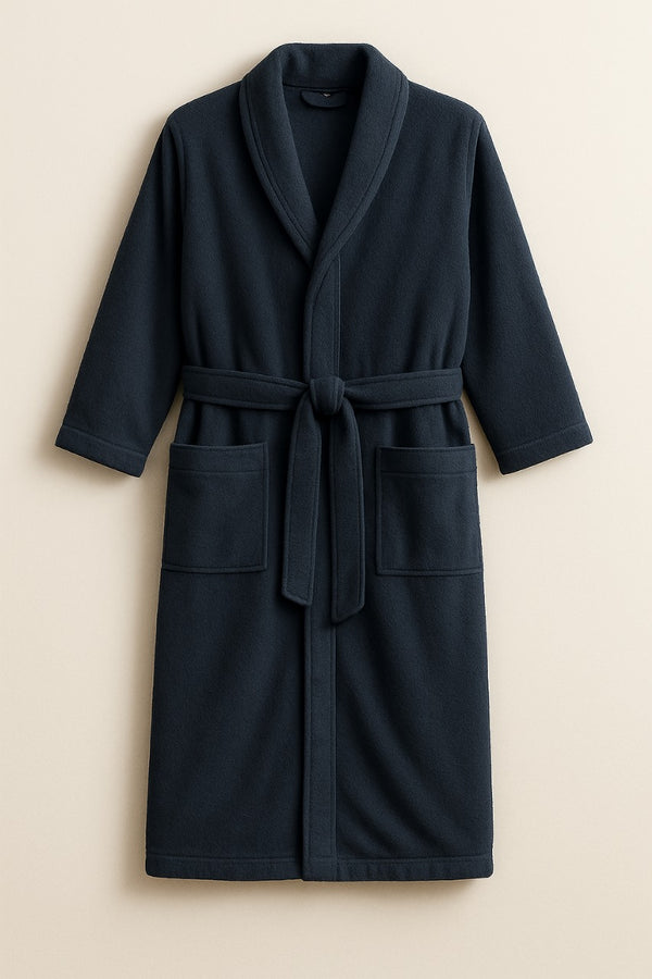 Luxury Cotton Bathrobe – Royal Blue