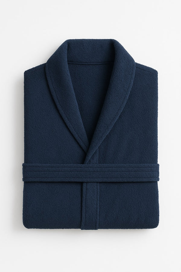 Luxury Cotton Bathrobe – Royal Blue