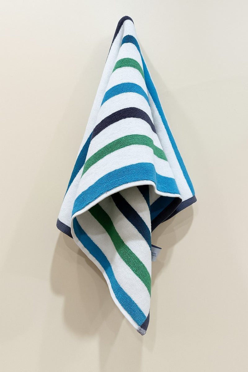 Plush Blue Multi 3-Piece Towel Set