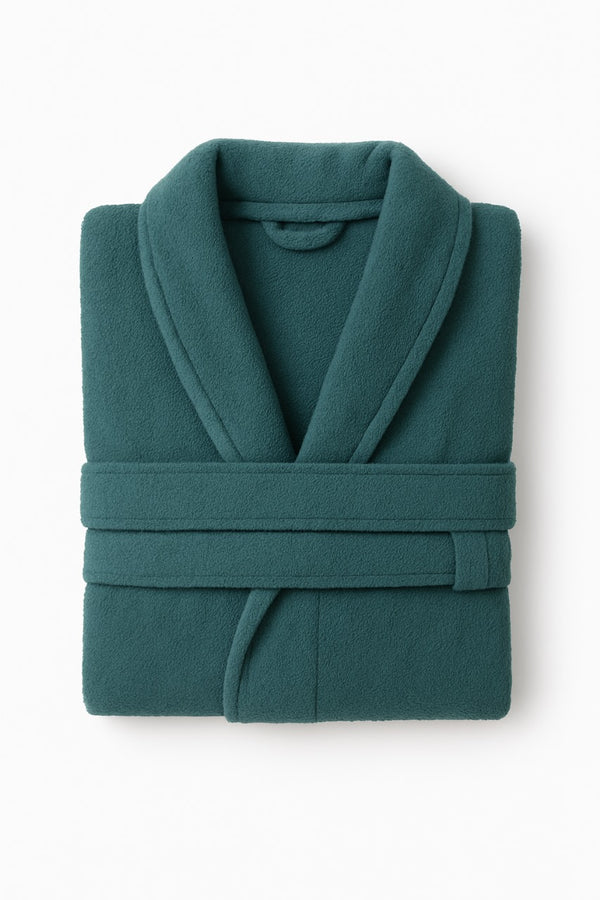 Luxury Cotton Bathrobe – Dark Turquoise